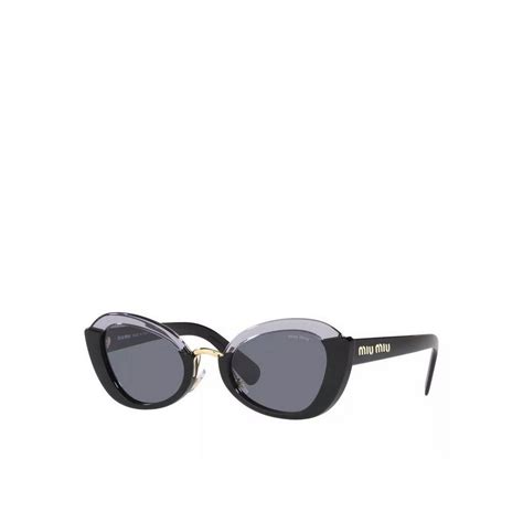 miu miu sonnenbrille schwarz|Miu Miu.